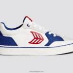 Heren Cariuma blauw & gebroken wit/rood 6F0Z24123
