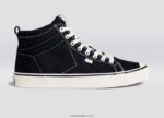Heren Cariuma canvas met zwarte contrasterende strepen 6F0Z2456