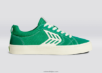 Heren Cariuma groen contrast/ivoor 6F0Z24140