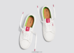 Heren Cariuma pantone gebroken wit/viva magenta canvas 6F0Z2439 - Afbeelding 5