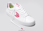 Heren Cariuma pantone viva magenta wit leer 6F0Z2477 - Afbeelding 3