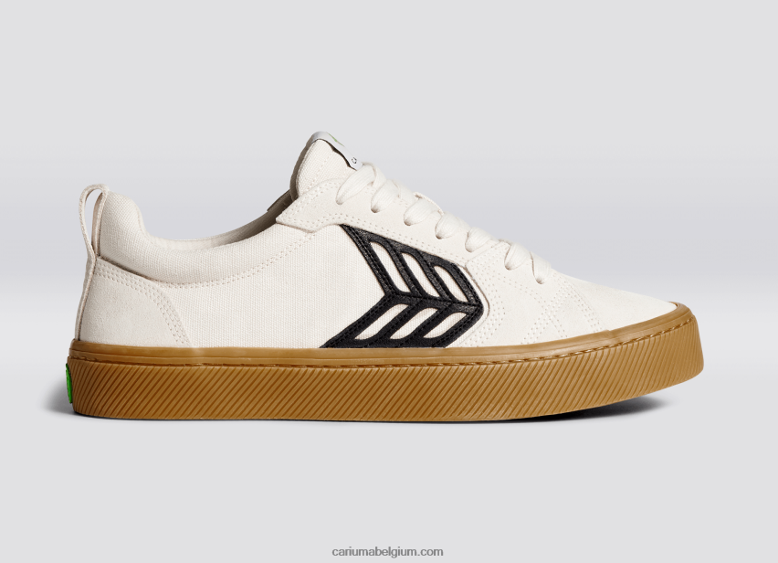 Heren Cariuma rechtervoet(enkele schoen)-off-white vintage gum/zwart 6F0Z24161 - Afbeelding 1