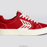 Heren Cariuma rood contrast/ivoor 6F0Z24138