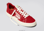 Heren Cariuma rood contrast/ivoor 6F0Z24138 - Afbeelding 3