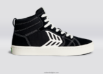 Heren Cariuma zwart contrast/ivoor 6F0Z24144