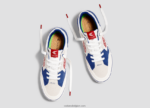 vrouwen Cariuma blauw & gebroken wit/rood 6F0Z24340 - Afbeelding 5