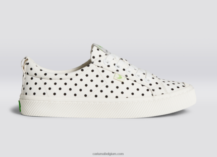 vrouwen Cariuma canvas met witte stippen 6F0Z24265