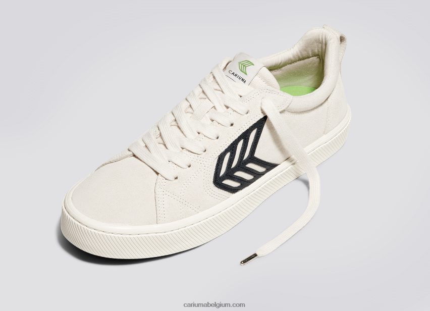 vrouwen Cariuma linkervoet(enkele schoen)-gebroken wit vintage/zwart 6F0Z24372 - Afbeelding 2