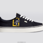vrouwen Cariuma National Geographic gekko zwart canvas 6F0Z24303