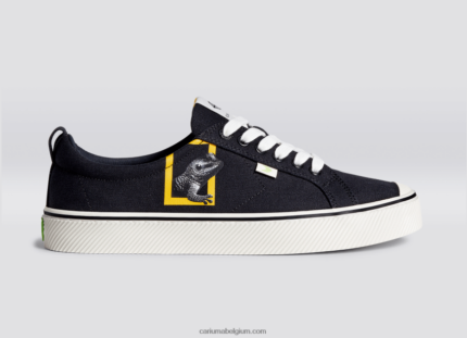 vrouwen Cariuma National Geographic gekko zwart canvas 6F0Z24303