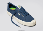 vrouwen Cariuma schaduwblauw canvas 6F0Z24221 - Afbeelding 4